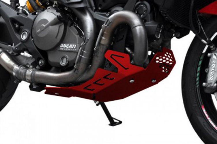 IBEX Motorschutz Ducati Monster 821 Bj.14- Rot (Stück)