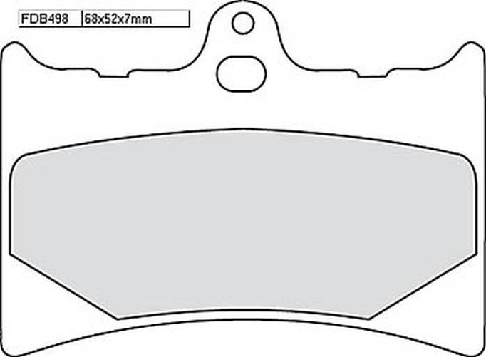 FERODO Sinter Racing Bremsbelag FDB 498 XRAC (Satz)
