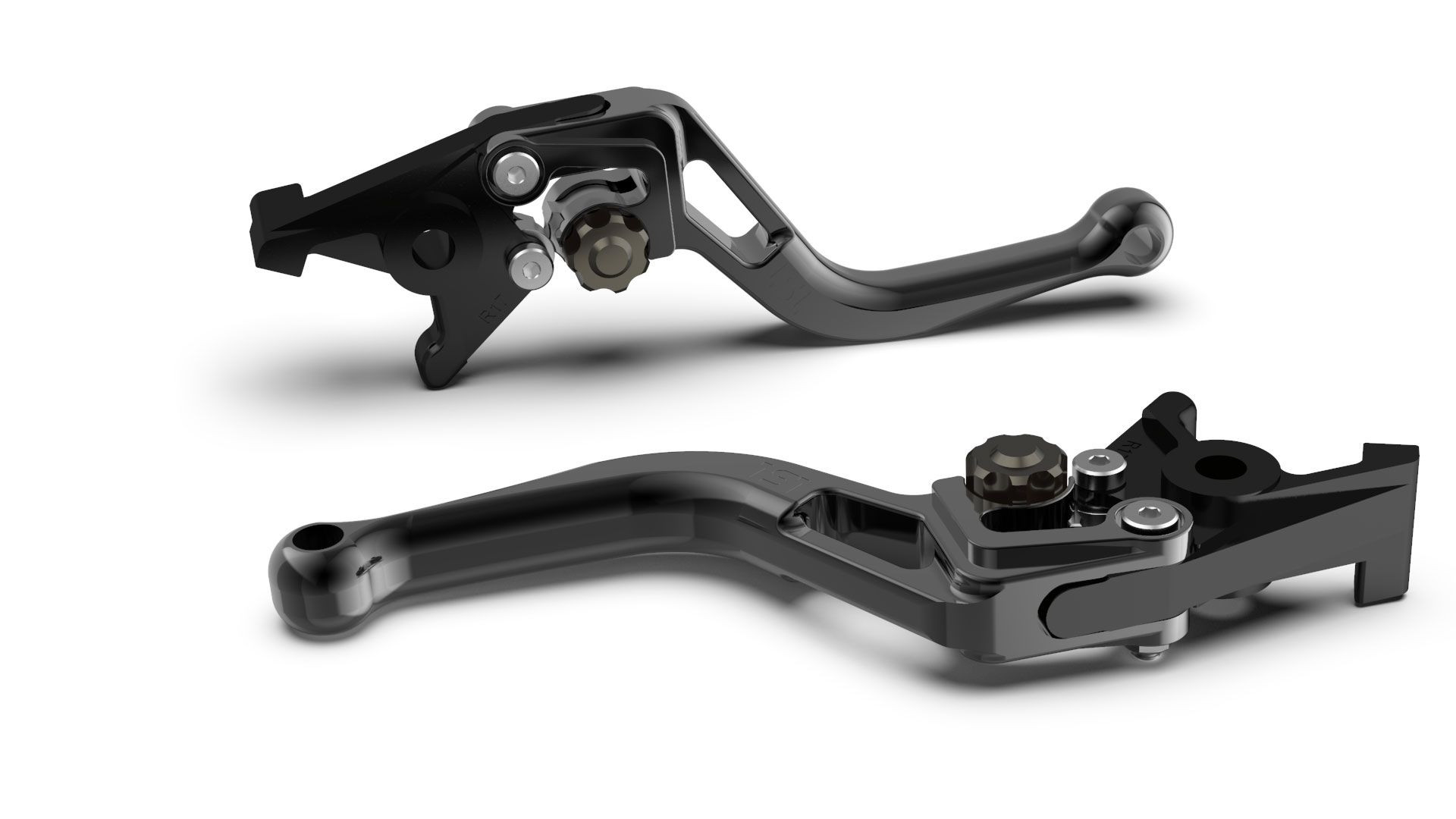 LSL Kupplungshebel BOW für Brembo 16 RCS, L37R, kurz, schwarz/anthrazit (Stück)