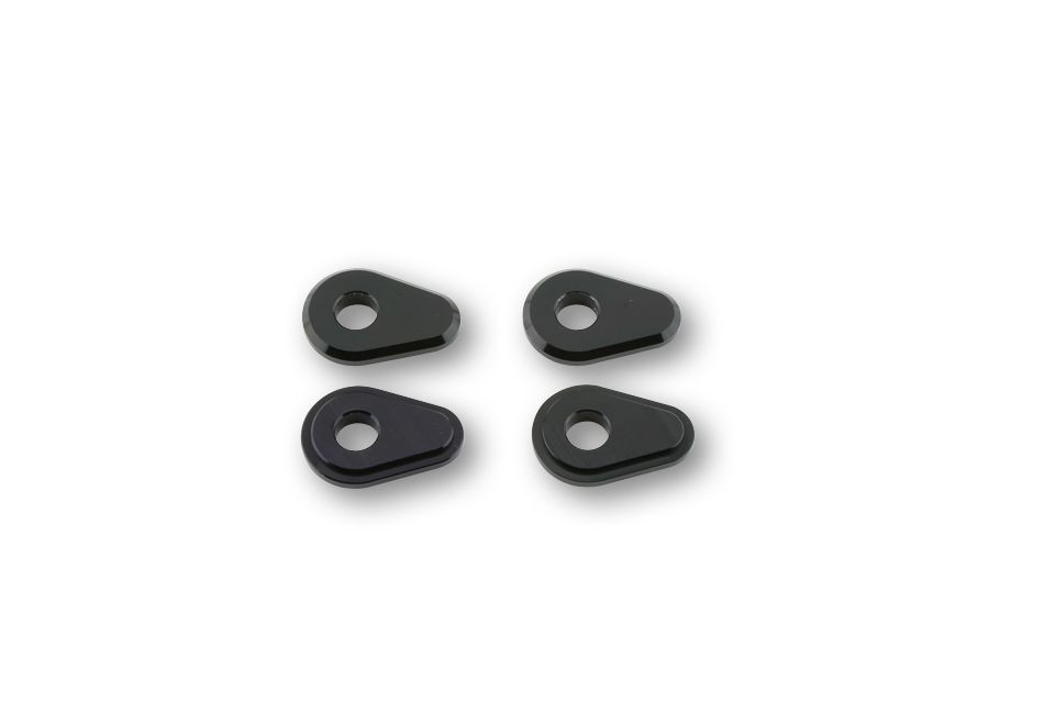 SHIN YO Alu Montageplatten INDY SPACER für YAMAHA MT 07/09/10, Set (Satz)