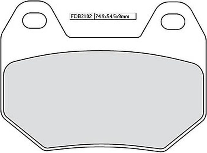 FERODO Bremsbelag FDB 2102 Platinum (Satz)