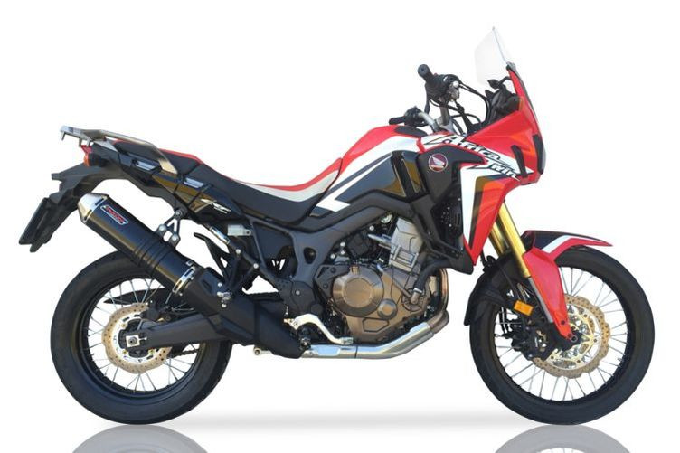 TAKKONI Edelstahl Auspuff Honda CRF1000L AfricaTwin,16-(Euro4) (Stück)