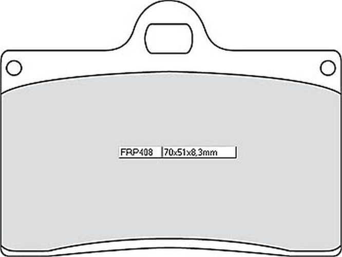 FERODO Sinterbelag FRP 408 ST (Satz)