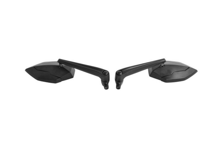 HIGHWAY HAWK Spiegel Set Griffith, schwarz (Paar)