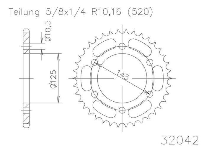 ESJOT Kettenrad, 46 Zähne diverse Modelle (Stück)