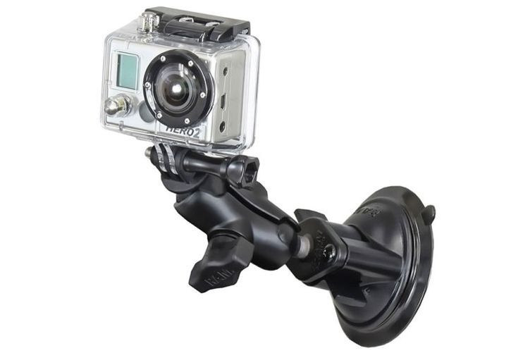 RAM Mounts GoPro Saugfuß-Kamerahalterung (kurz), B-Kugel (1 Zoll) (Stück)