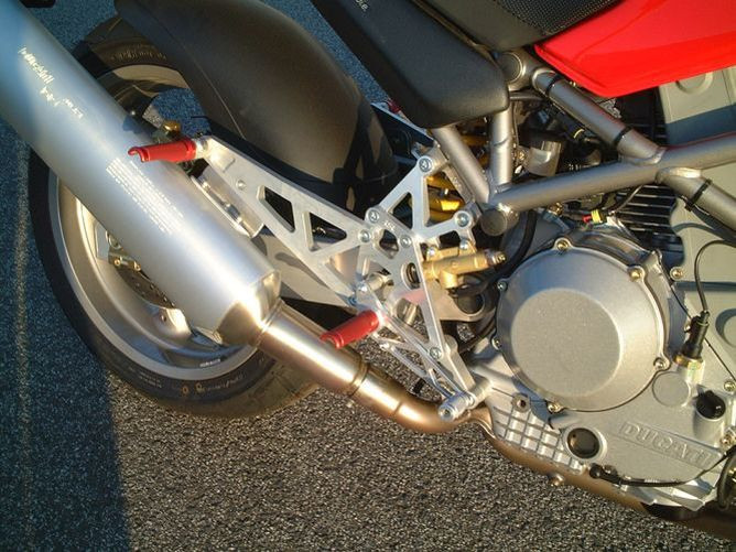 LSL Soziushalter Ducati Monster S4, schwarz (Stück)