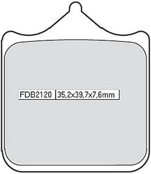 FERODO Sinterbelag FDB 2120 ST (4 Beläge / Satz) (Satz)