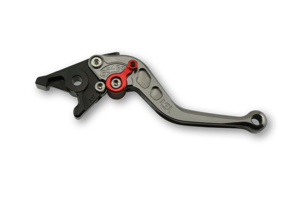 LSL Kupplungshebel, kurz, L53, MV Agusta, anthrazit/rot (Stück)