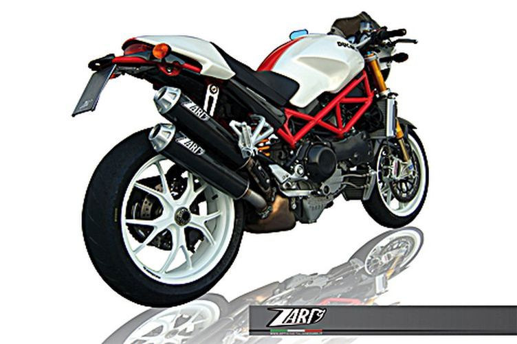 ZARD- Auspuff Ducati Monster M S2R 800/1000-M S4R, Carbon, (Stück)