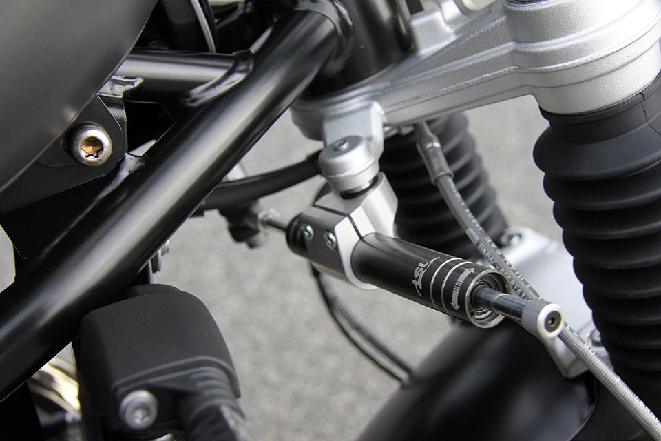 LSL Lenkungsdämpfer Kit BMW RnineT Scrambler 16-, titan (Set)