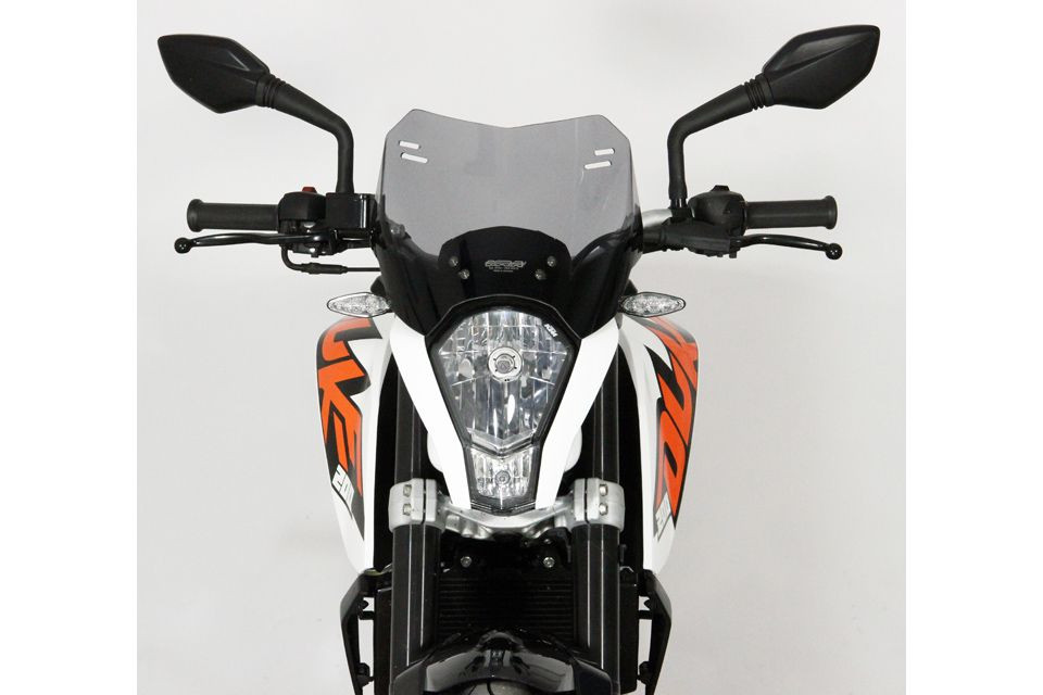 MRA Spoilerscheibe S, KTM DUKE 125 / 200 /390 alle Baujahre, rauchgrau (Stück)