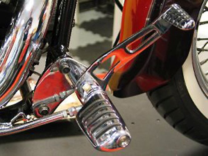 HIGHWAY HAWK Fußrastenanlage Techglide vorverlegt YAMAHA XV S650/CLASSIC, VM03/VM04 (Stück)
