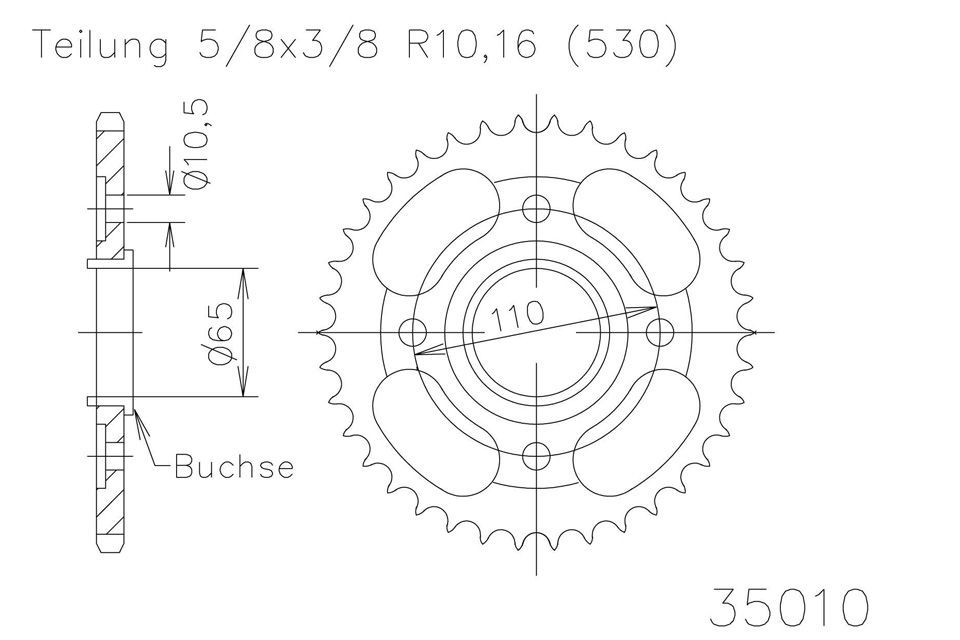 ESJOT Kettenrad, 36 Zähne diverse Modelle (Stück)