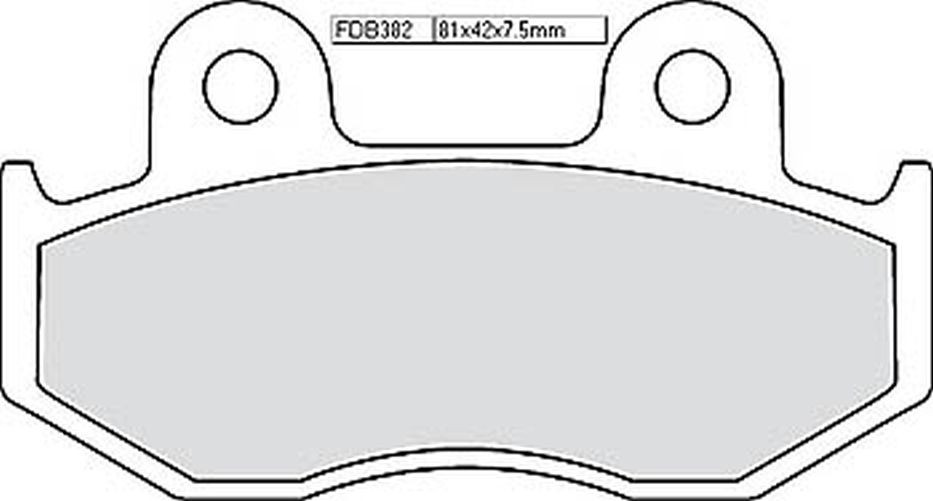 FERODO Sinterbelag FDB 382 SG (Satz)