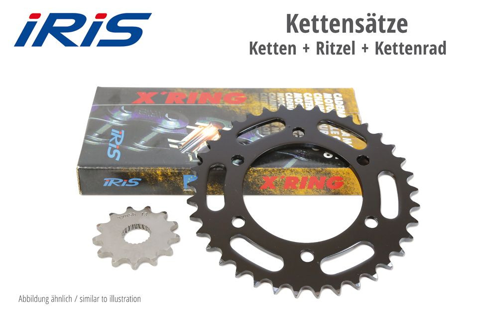 IRIS Kette&ESJOT Räder XR Kettensatz Yamaha FZR 600 R (4JH) 94-96 (Satz)