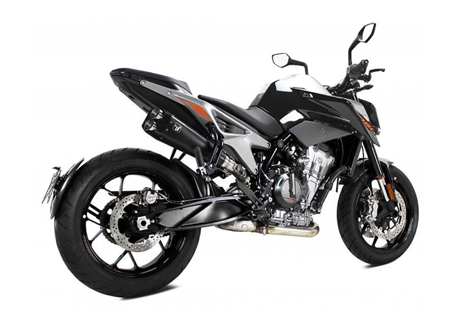 IXRACE Edelstahl Auspuff M9 KTM 790 Duke, 18- (Euro4), schwarz (Stück)