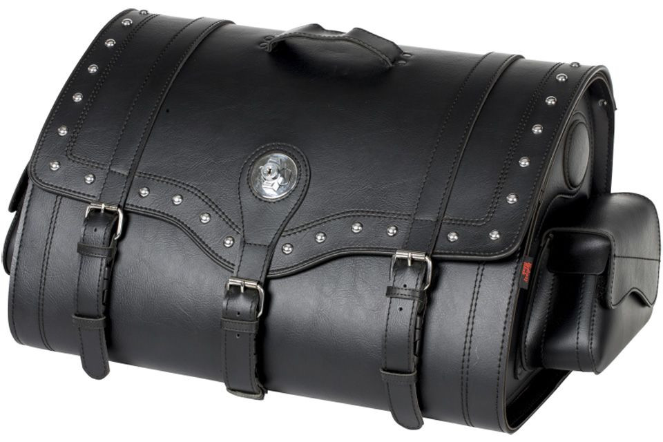 HIGHWAY HAWK Ledertasche Memphis, Large, genietet (Stück)