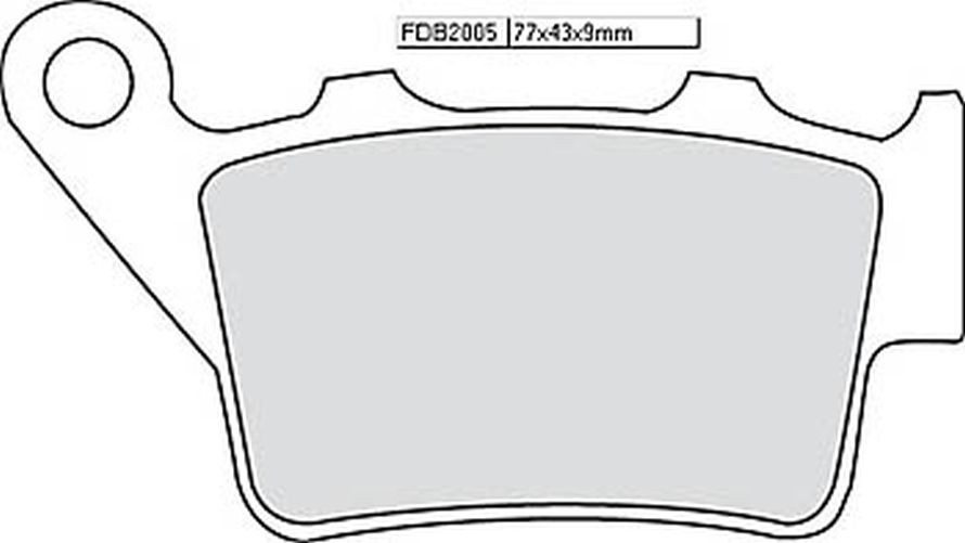 FERODO Bremsbelag FDB 2005 EF (Satz)