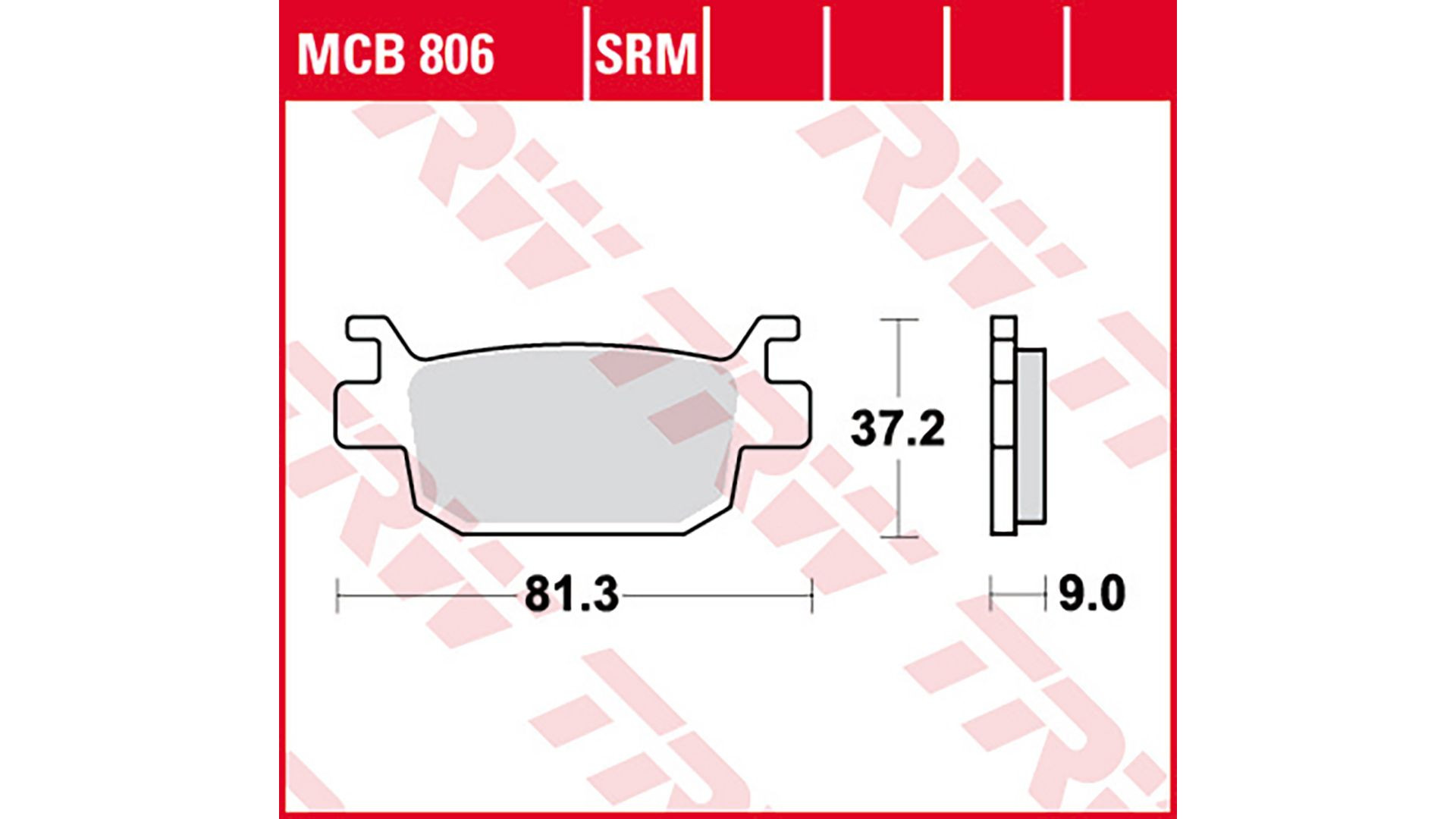 TRW Lucas TRW Lucas Bremsbelag MCB806SRM