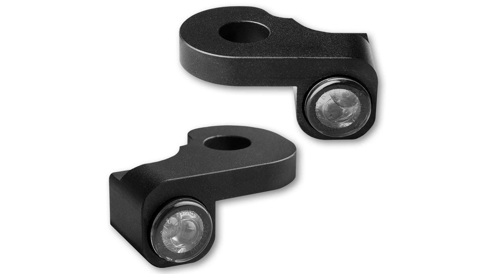 HeinzBikes NANO Series LED Blinker für H-D Lenkerarmaturen S MODELS (außer Low Rider S) 2014-2017, schwarz