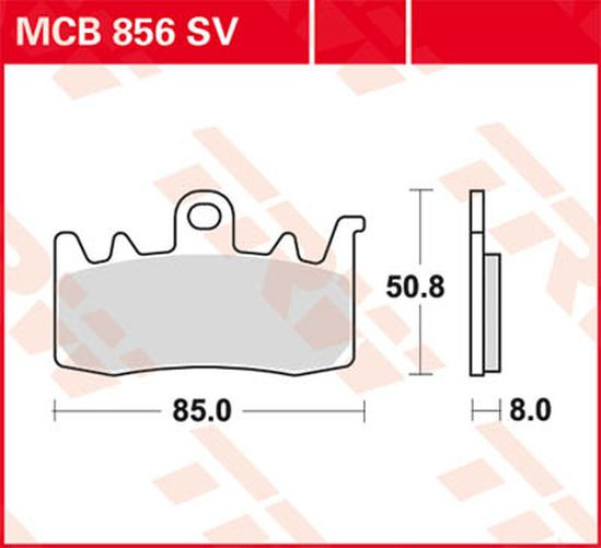TRW Lucas Racingbelag MCB856SRQ (Satz)