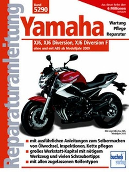 Motorbuch Bd. 5290 Reparatur-Anleitung YAMAHA XJ 6, 09- (Stück)