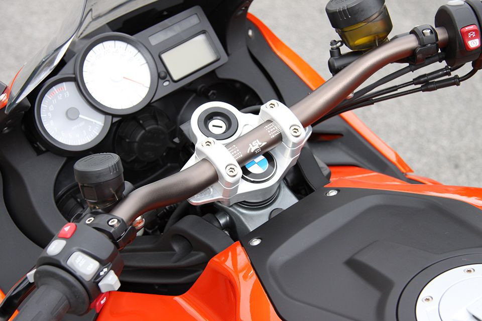 LSL Gabelbrücke BMW K1200S 04-/R 05-, schwarz (Stück)