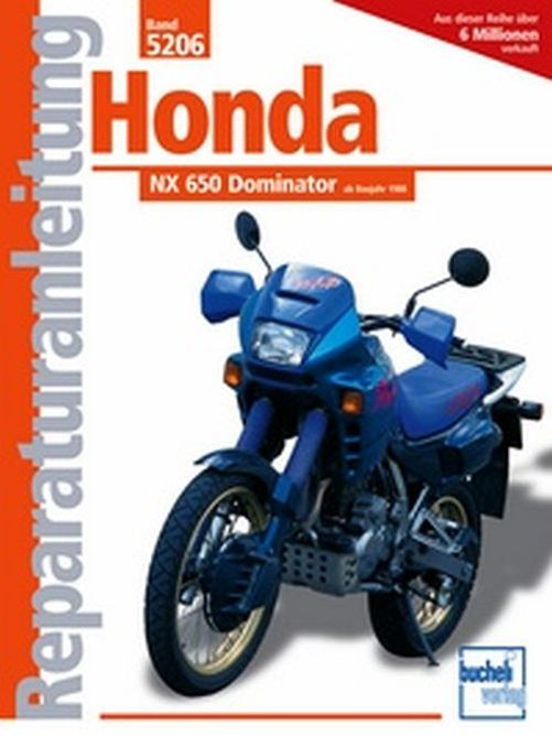 Motorbuch Bd. 5206 Reparatur-Anleitung HONDA NX 650 Dominator, 88- (Stück)