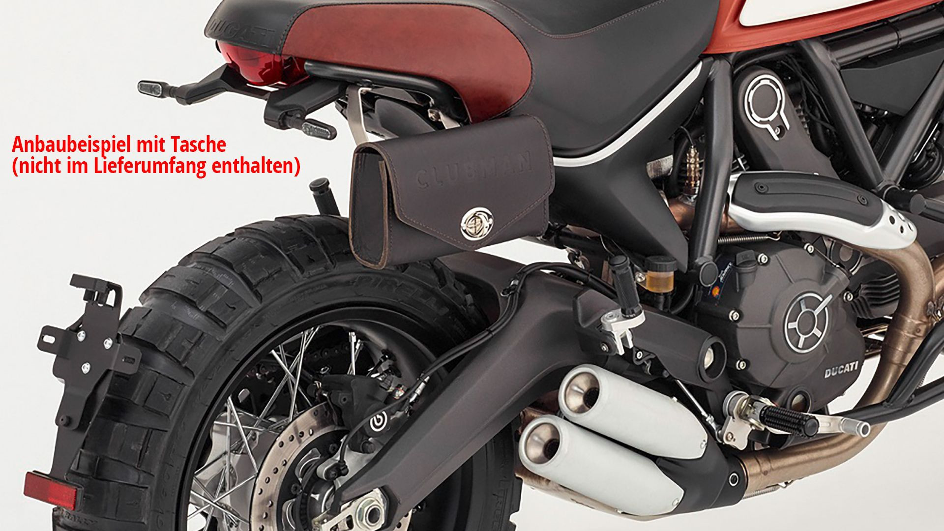 Clubman Taschenhalter für Ducati Scrambler (Stück)