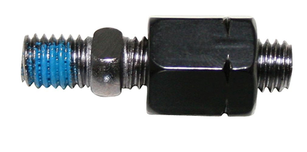 Spiegeladapter M8 Linksgewinde, schwarz, f. Stiele m. M8 (Stück)