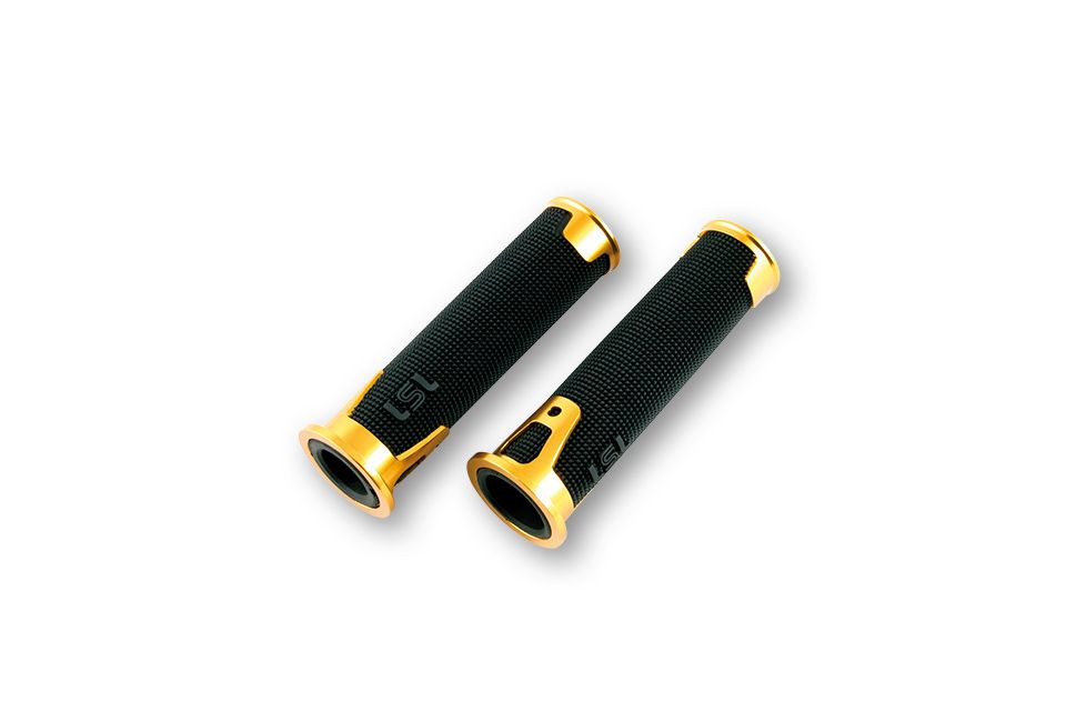LSL Lenkergriffgummi ERGONIA, gold, 7/8 Zoll, 125mm (Paar)