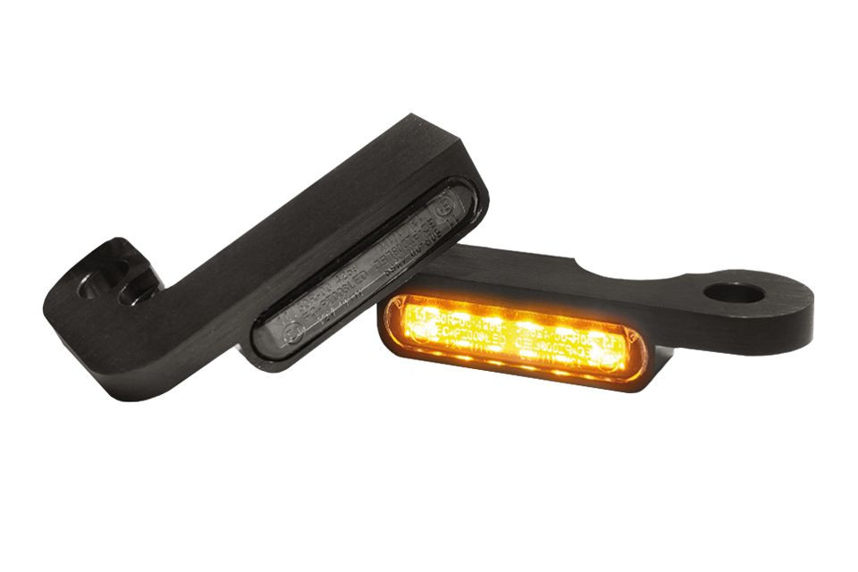 HeinzBikes LED Armaturen Blinker TOURING Modelle -08, schwarz (Paar)