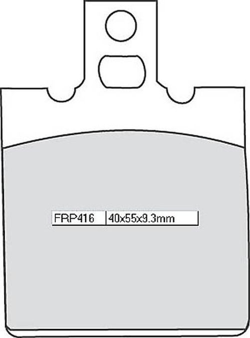 FERODO Bremsbelag FRP 416 Platinum (Satz)