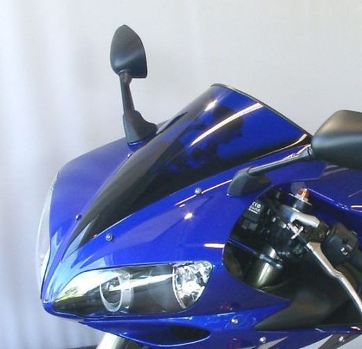 MRA-Verkleidungsscheibe, YAMAHA YZF R1, 04-06, rauchgrau, Originalform (Stück)