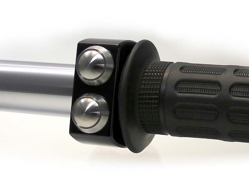 motogadget m-Switch 2 Taster Armatur 22mm, schwarz/VA (Stück)