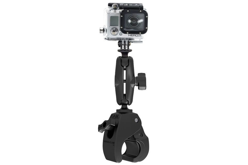 RAM Mounts GoPro Verbundstoff Tough-Claw Kamerahalterung - mit Tough-Claw (mittel), B-Kugel (1 Zoll) (Stück)