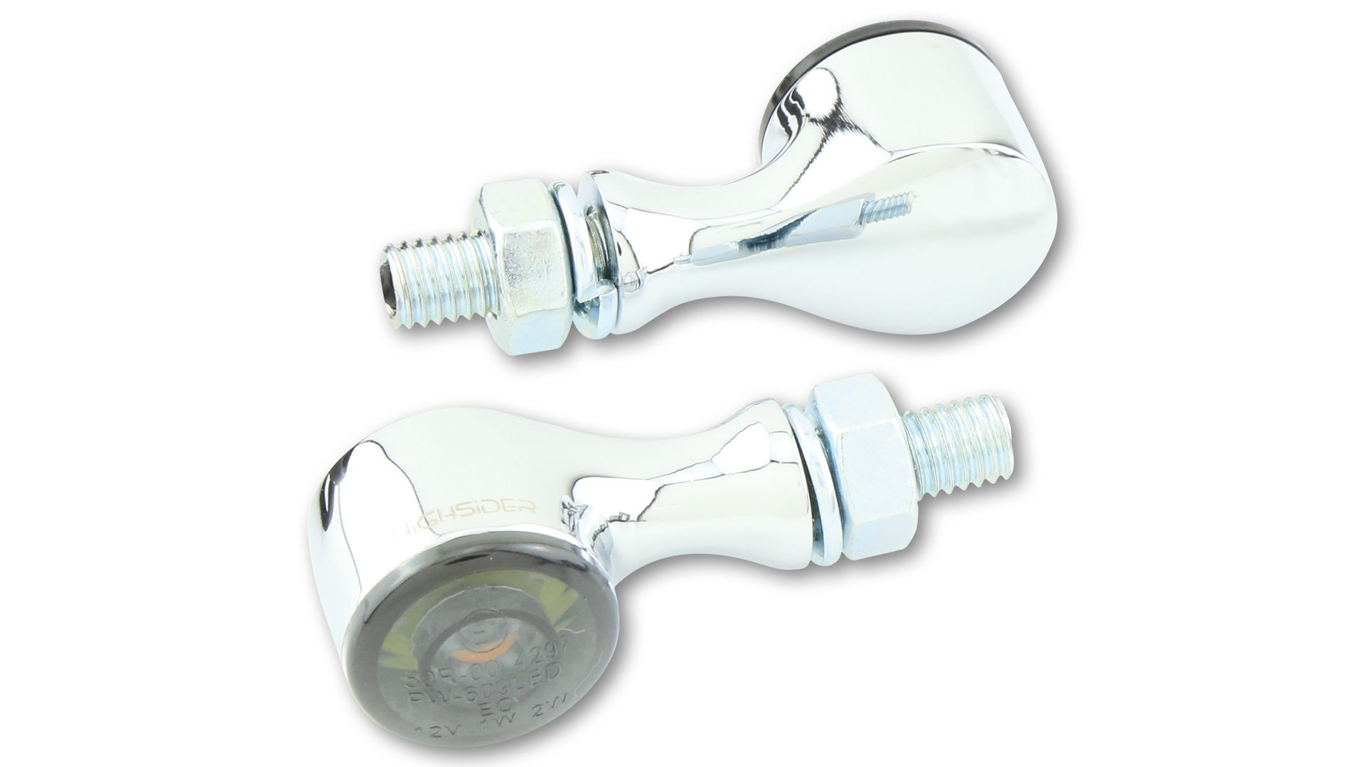 HIGHSIDER LED-Rücklicht/Blinker APOLLO CLASSIC, chrom (Paar)