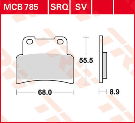 TRW Lucas Racingbelag MCB785SRQ (Satz)