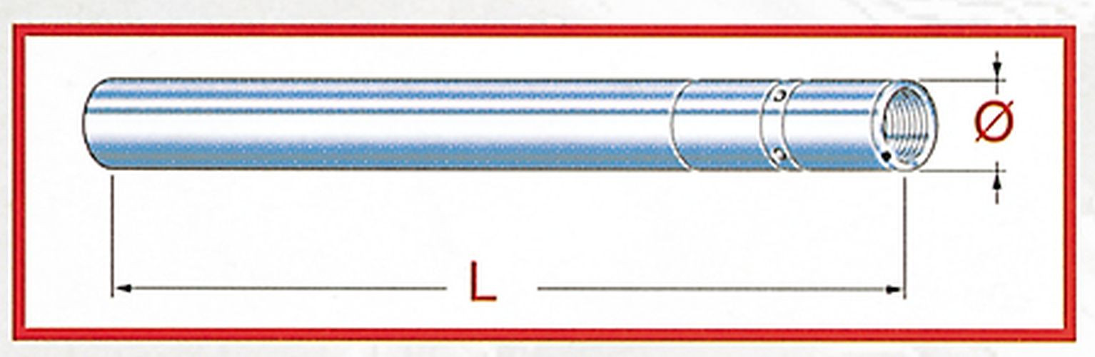TAROZZI Gabelstandrohr HONDA CM 400 T (Stück)
