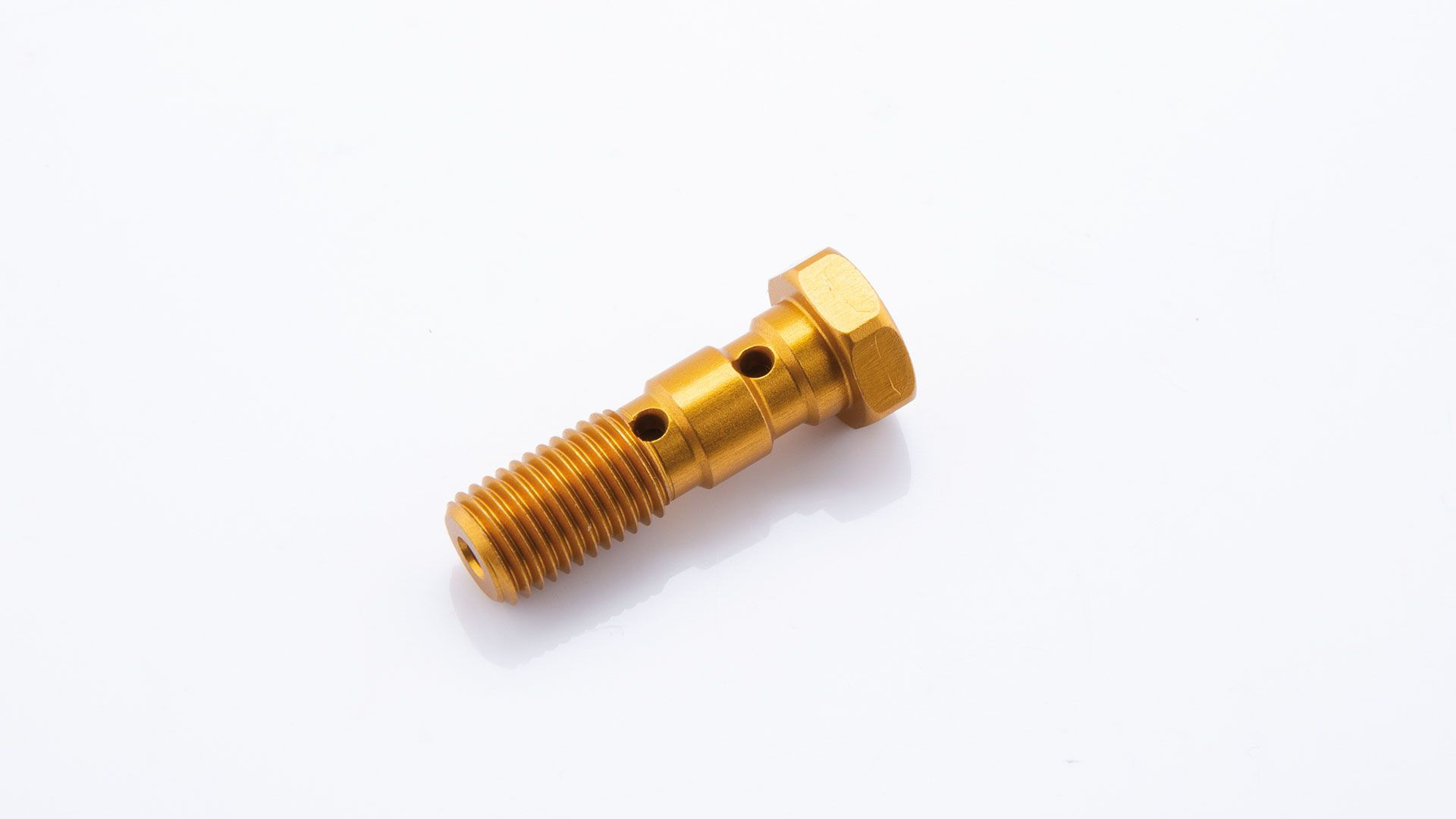 LSL Alu-Doppelhohlschraube M10x1.25, gold (Stück)