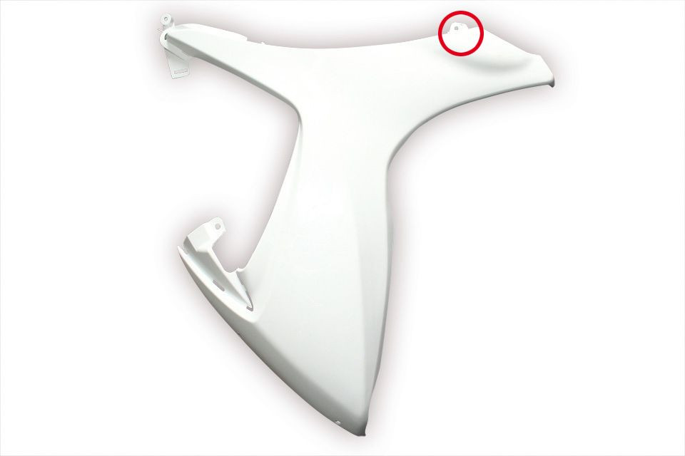 Verkleidungsseitenteil links Mitte für SUZUKI GSX-R 600/750 2te Wahl, eine Haltelasche abgebrochen (Stück)