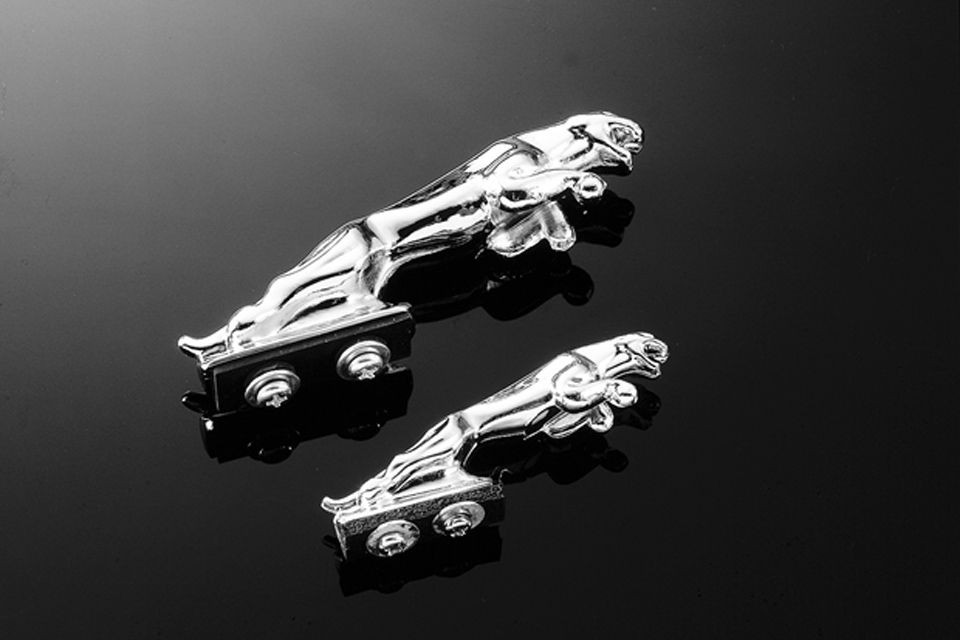 HIGHWAY HAWK Panther Fenderfigur, chrom, Größe S