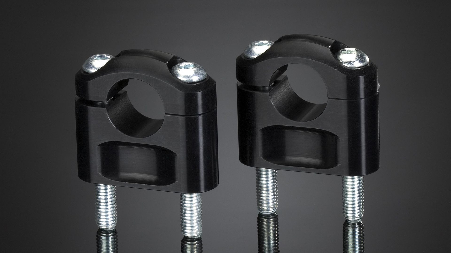 ABM Klemmböcke Ø22,2 mm, 50 mm, schwarz