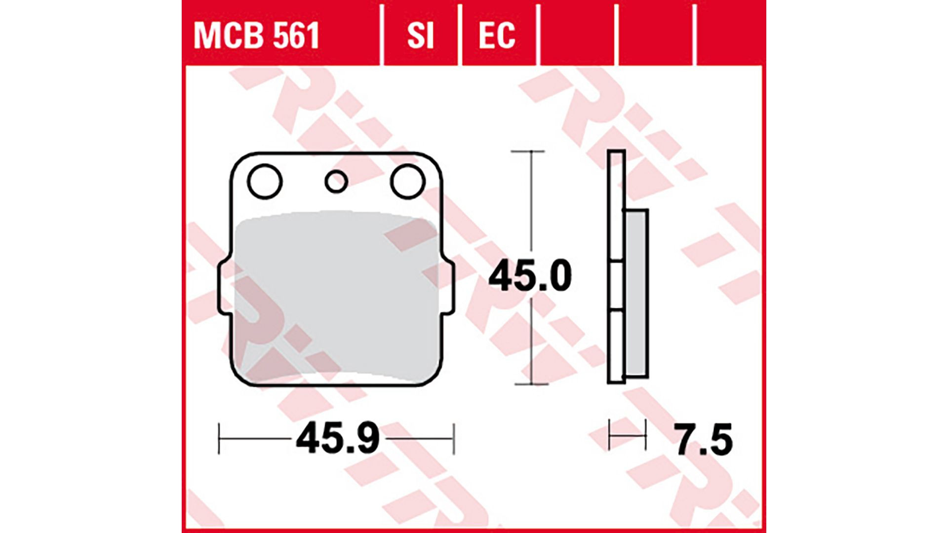 TRW Lucas TRW Lucas Bremsbelag MCB561SI Sinter Offroad