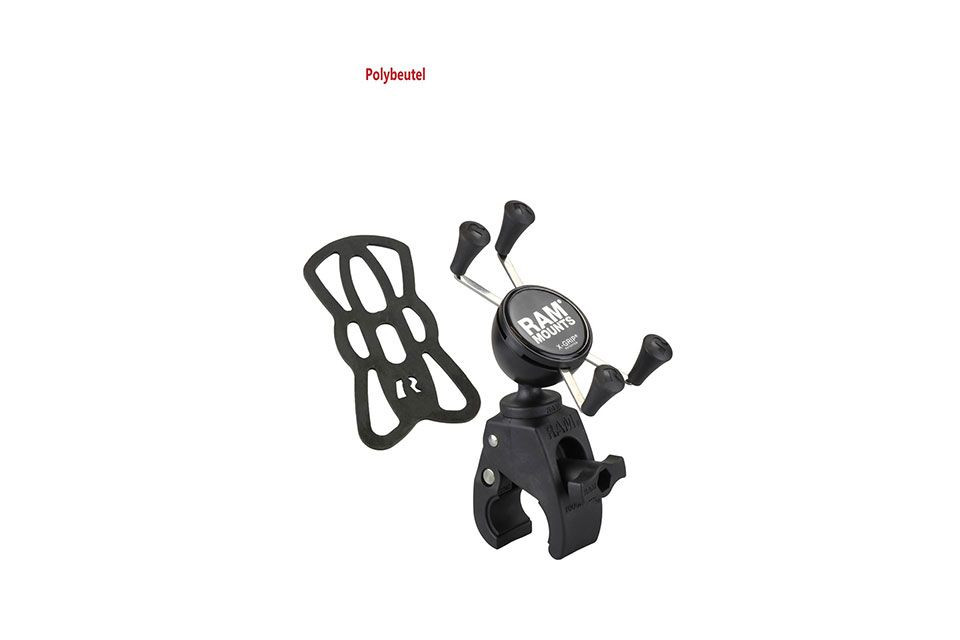RAM Mounts Tough-Claw (klein) mit montierter X-Grip Halteklammer für Smartphones (Stück)