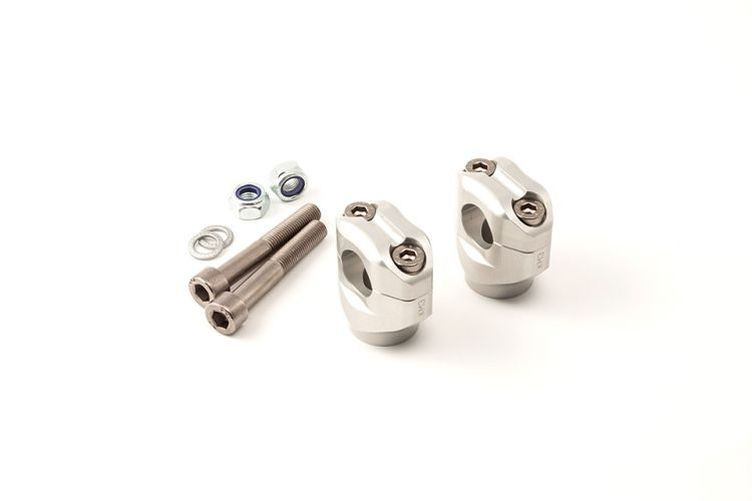 LSL Klemmbock-Kit 22 YAMAHA XSR 900, silber (Paar)