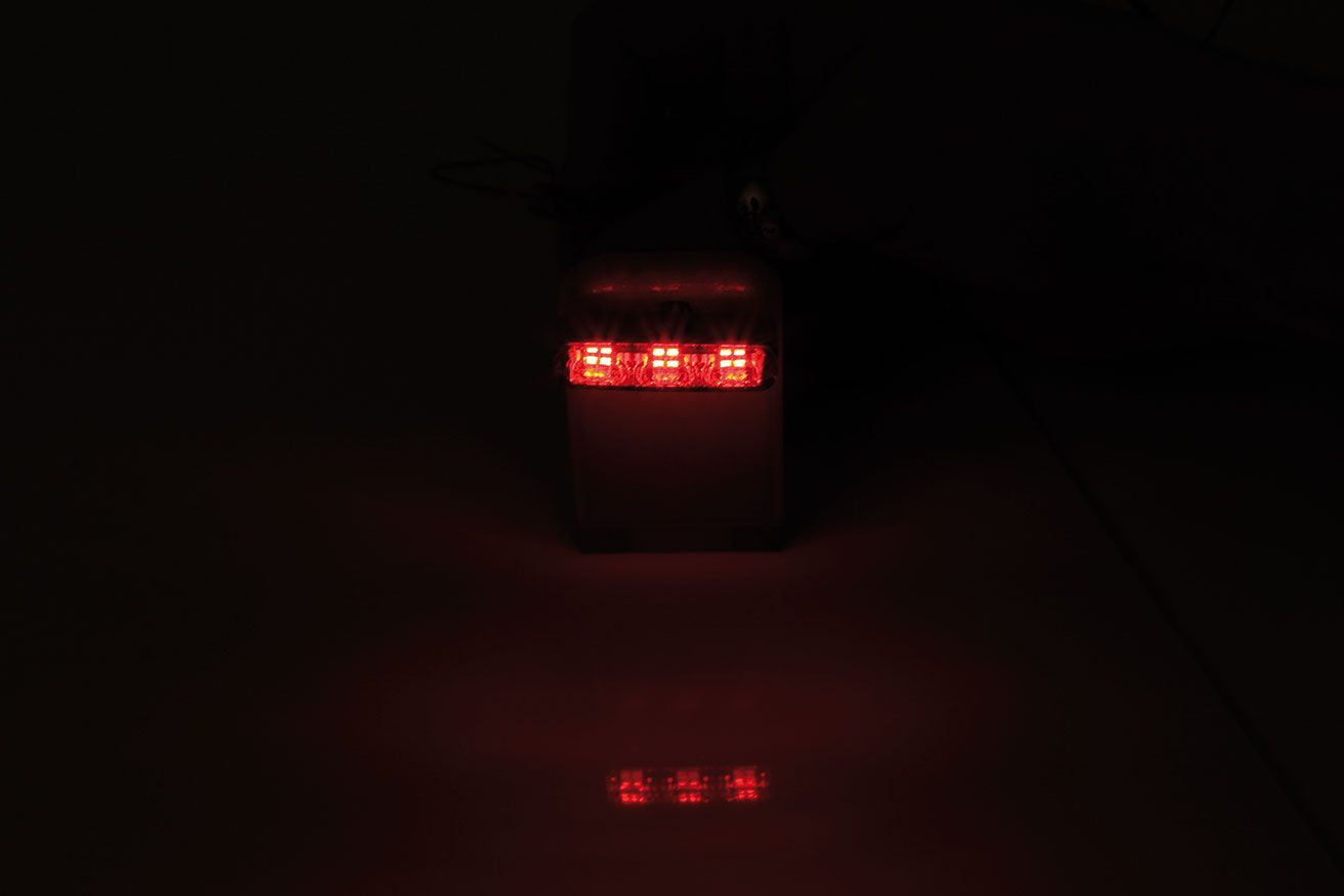 SHIN YO SMD Rück-, Bremslicht, Blinker SHORTY 2 PRO Modul, getöntes Glas, Paar (Paar)