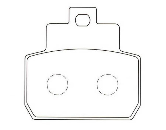 FERODO Eco-Friction Bremsbelag piaggio (Satz)