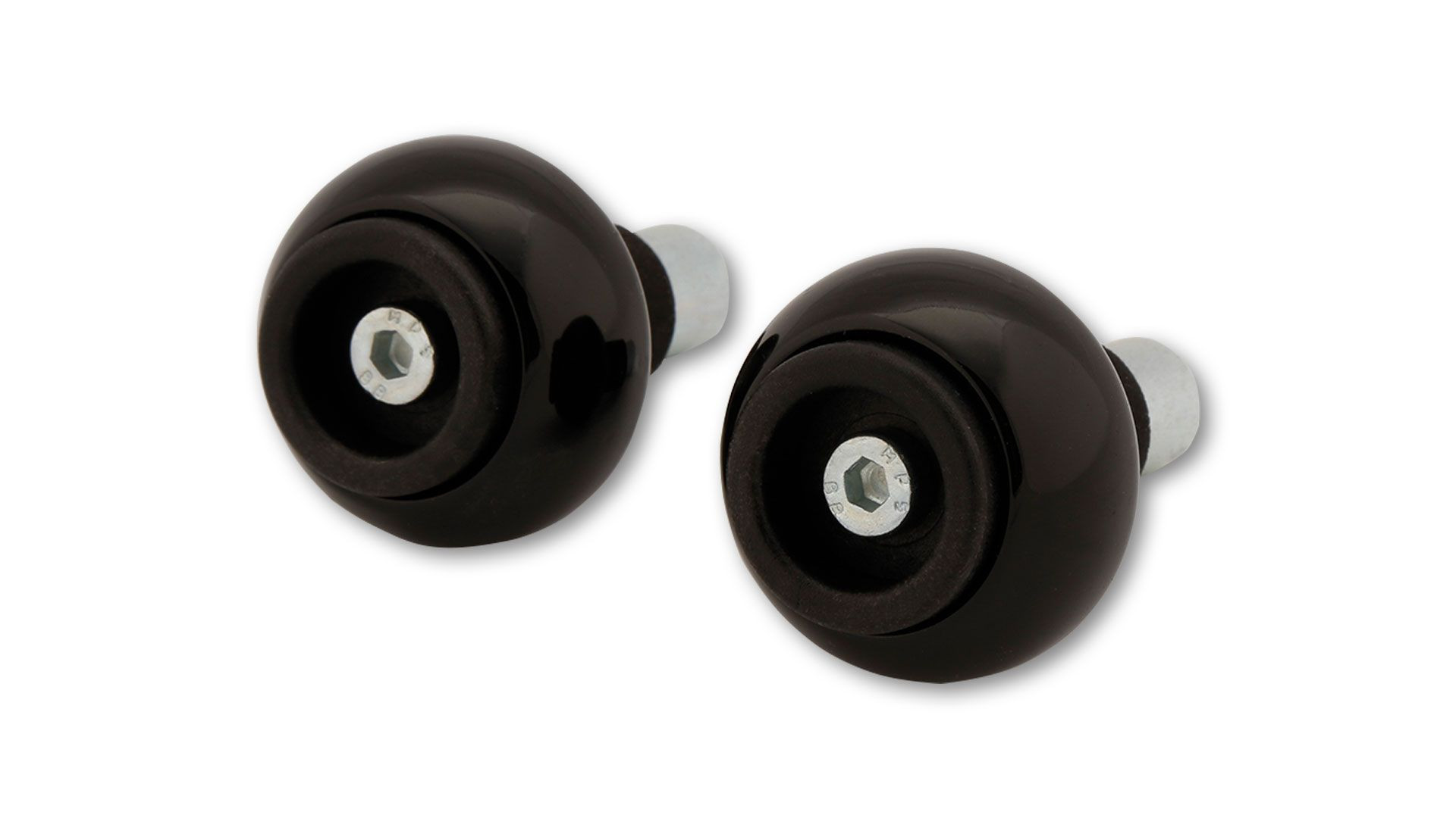 LSL Crash Ball schwarz/Stahl/18mm (Paar)